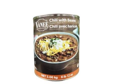 VANEE - CHILI WITH BEANS 6x6 LB For Sale