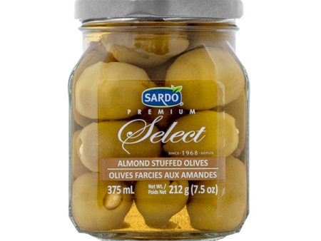 SARDO - ALMOND STUFFED OLIVES 6x375 ML Hot on Sale