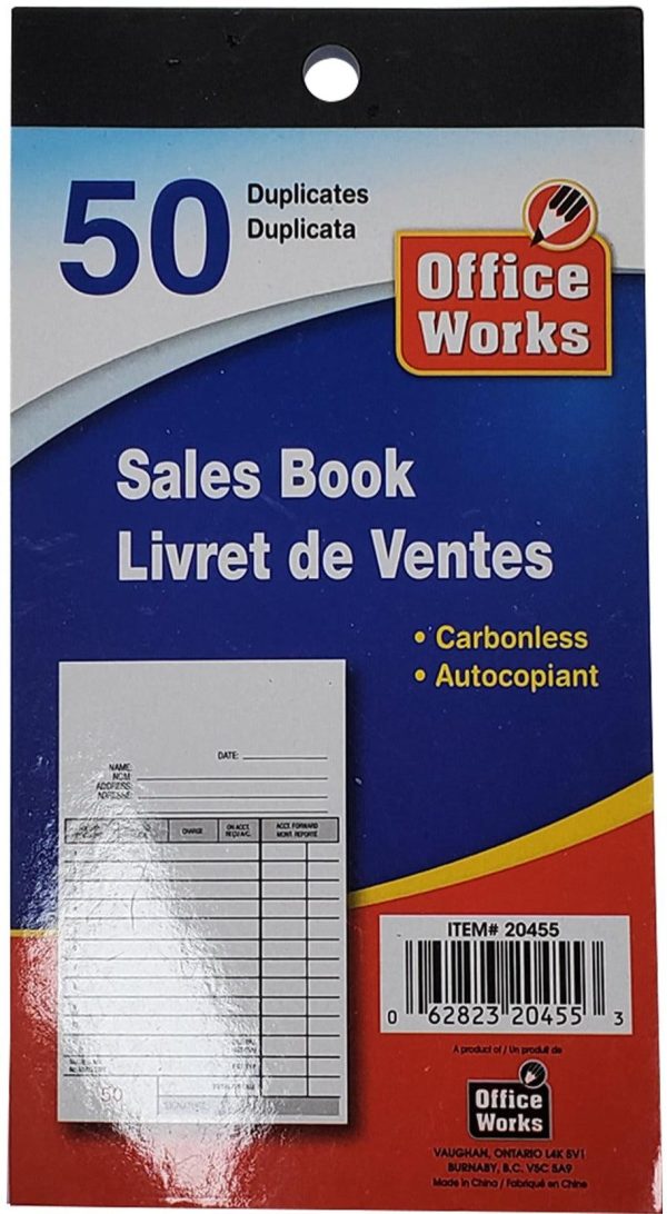 O.WKs. - 50-ct Duplicate Sales Book - 20455 Online Sale