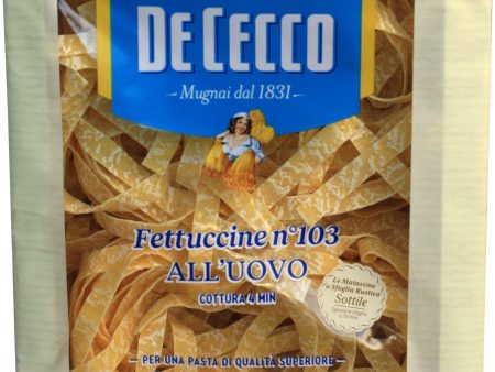 DeCecco - Fettuccine Egg Nest #103 For Discount