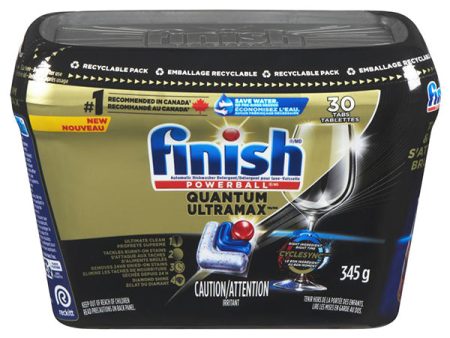 Finish - Quantum Ultramax Dishwasher Detergent Tabs 6X30 Ct - Canadian Distribution Online now