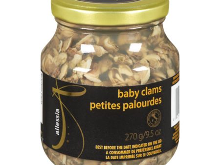 ALLESAIA - ALLESSIA BABY CLAMS IN BRINE GB 6x270 GR For Sale