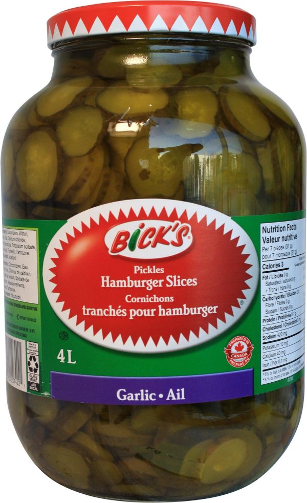 Bick s - Hamburger Dill Slices Garlic For Sale