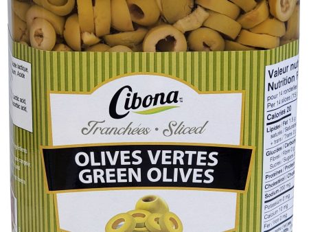 Cibona - Green Olives - Sliced For Sale