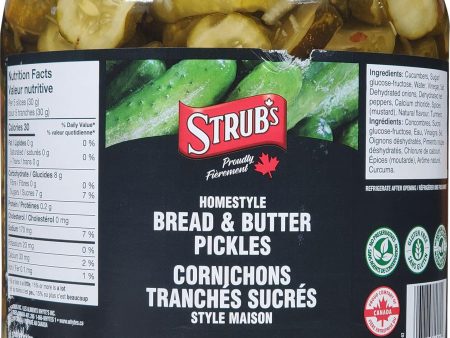 Strubs - Bread & Butter Pickles Online now