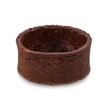 1.5  Round Coated Choc Straight Edge Tart Shell - 240 count Case - CW Canada - Canadian Distribution Cheap