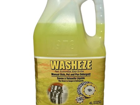 First Chemical - Washeze Dish Soap 4X4Lt - Canadian Distribution Supply