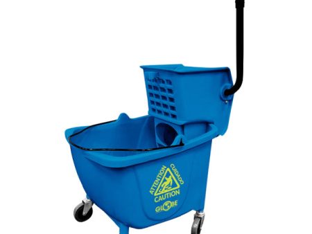 Globe - Sidepress Bucket And Wringer Blue 35Qt - Canadian Distribution on Sale