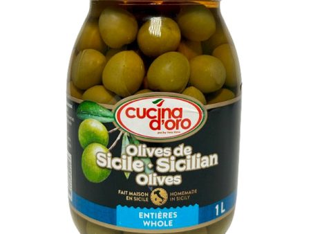 CUCINA D ORO - REAL SICILIAN OLIVES 6x1.05 LT Cheap