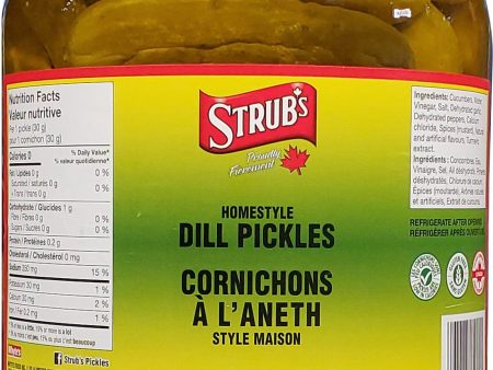 Strubs - Dill Pickles - Homestyle Cheap