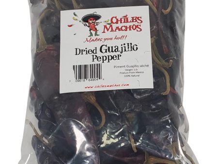 Chiles Machos - Dried Guajillo Chilli pepper Whole - 1 lb Sale