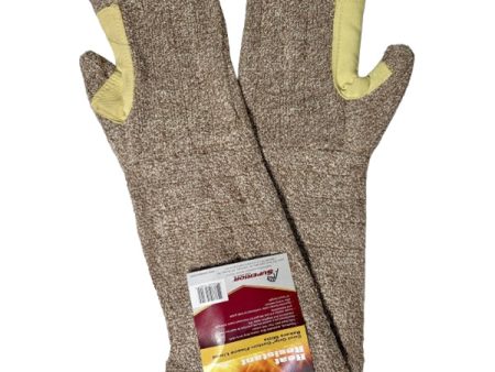 Bakers Mitt - Oven Mits 36Oz Double Thick Beige 1Ea - Canadian Distribution Discount