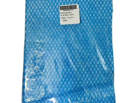 Canadian Mill - Blue Mgic Wipe Towel 13Inx21In 10X50 Ea - Canadian Distribution Online Sale