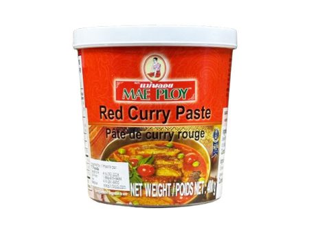 MAE PLOY - RED CURRY PASTE 24x400 GR on Sale