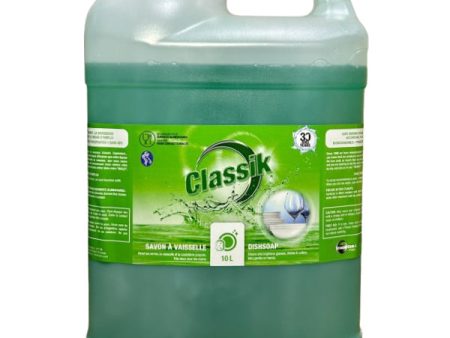 Classik - Green Dishsoap Detergent 2X10 Lt - Canadian Distribution Online Sale