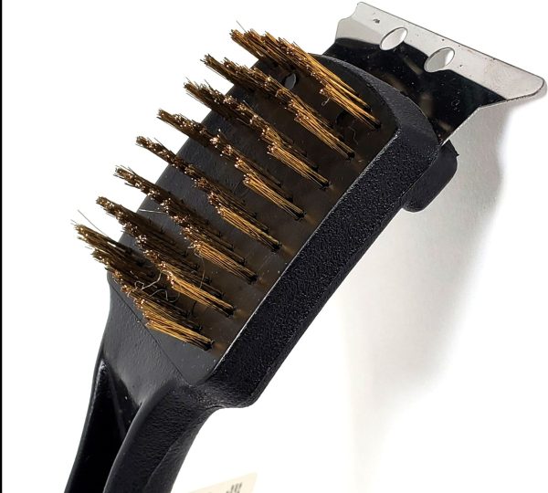 18  Barbeque Brush w brass bristles Online Sale