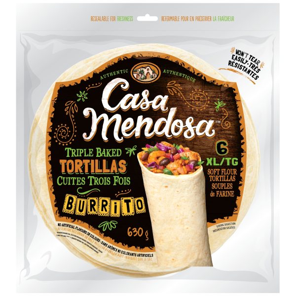 Casa Mendosa - Burrito Tortillas - 13962 - XL Supply