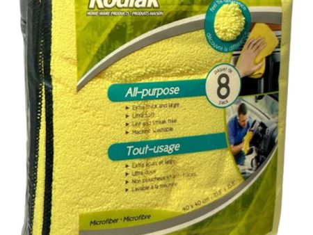 Kodiak - Microfibre All Purpose Cloths 8X8 Ea - Canadian Distribution Cheap