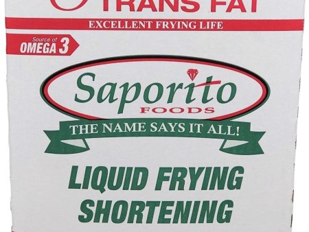 Saporito - Liquid Vegetable Shortening 16lt Supply