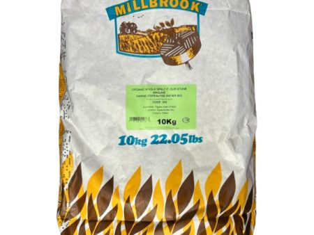 MILLBROOK - LIGHT WHOLE STONE GROUND ORGANIC SPELT FLOUR 10KG Online