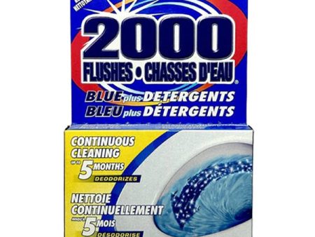 2000 Flushes - Blue Detergent Toilet Bowl Cleaner 12X100 Gr - Canadian Distribution Fashion