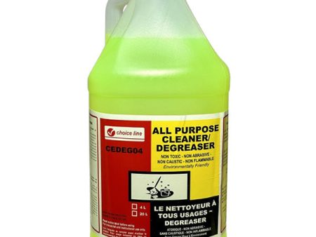 Choice Line - All Purpose Cleaner 4X4 Lt - Canadian Distribution Supply