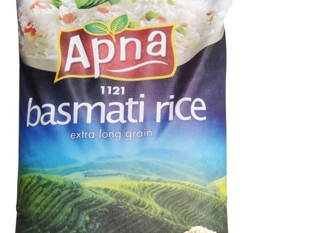 Apna - Basmati Rice - Extra Long - Blue Bag - 1121 For Sale