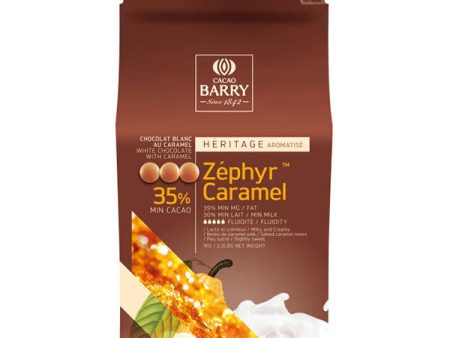 CACOA BARRY - ZEPHYR CARAMEL WHITE CHOCOLATE PISTOLES 2.5KG Fashion