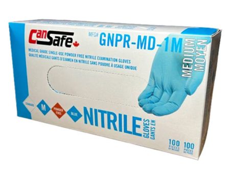 Safety Zone - Nitrile Medium Powder Free 10X100 Ea - Canadian Distribution Fashion