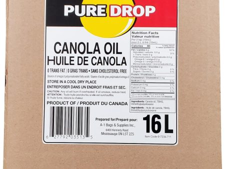 Pure Drop - Canola Oil Box Fashion