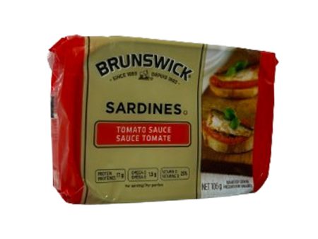 BRUNSWICK - SARDINES IN TOMATO SAUCE 18x100 GR Sale