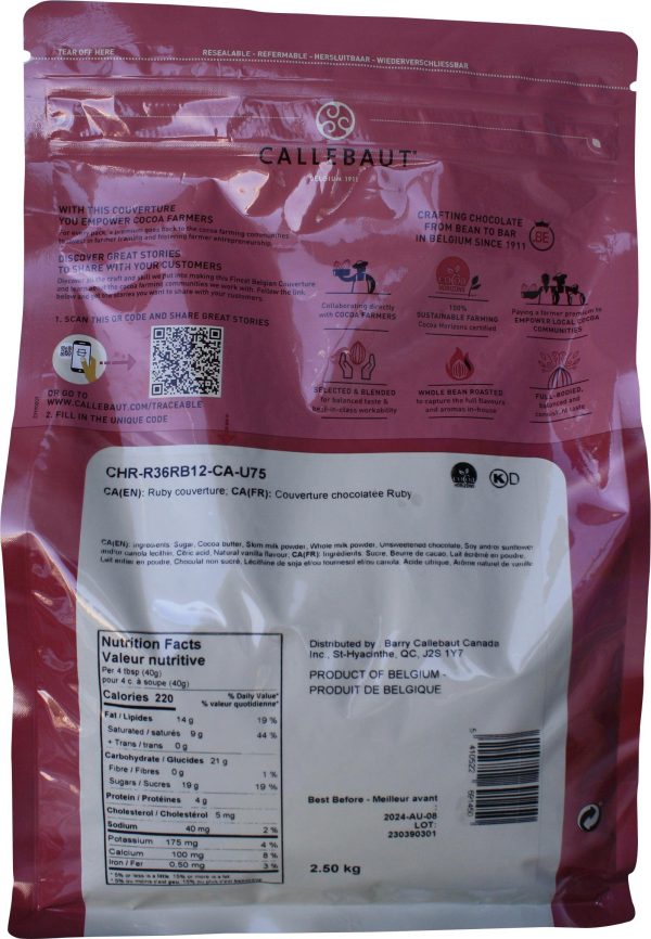 Callebaut - Ruby Couverture Callets - RB1 Sale