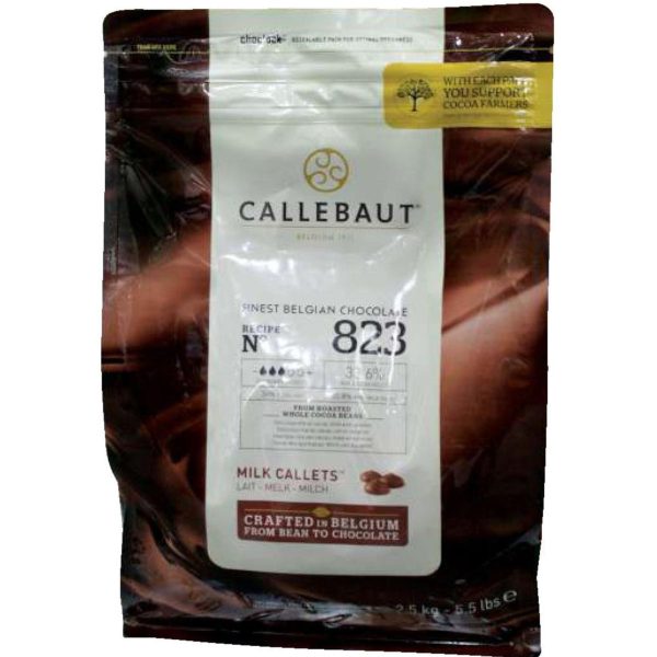 Callebaut - Milk Chocolate Callets - 823 Online Hot Sale