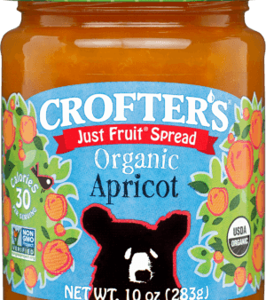 Crofters Just Fruit Spread Apricot Og 10 Oz Discount