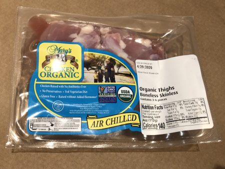 Mary s Organic Boneless Skinless Chicken Thighs (price per lb) Online