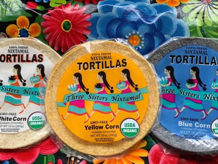 Three Sisters Nixtamal Org Yellow Corn Tortilla 10oz Online Hot Sale