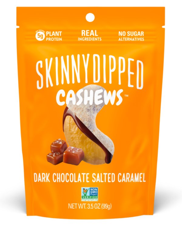 Skinny Dipped Cashew Chocolate Salted Caramel 3.5oz Hot on Sale