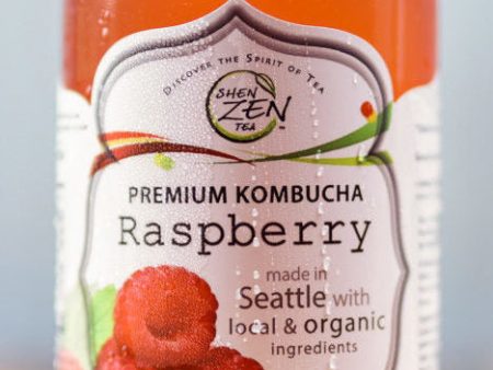 Shen Zen Tea Raspberry Kombucha 16oz Online Hot Sale