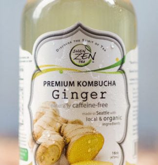 Shen Zen Tea Ginger Kombucha 16oz For Sale