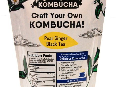 OREGON KOMBUCHA Starter Kit - Pear Ginger Black Tea Online now